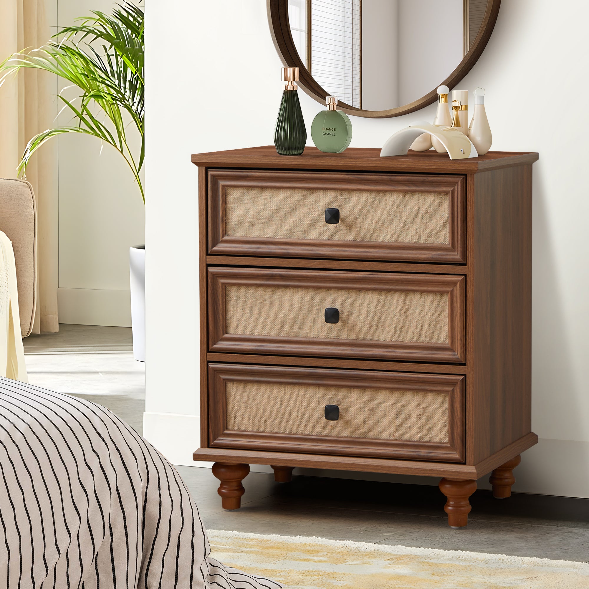 Weselon 3 Drawer Dresser for Bedroom